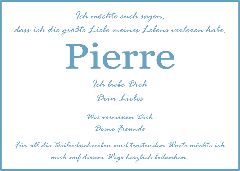 Traueranzeige für Pierre Lexner vom 26.10.2016 aus Kleine Zeitung