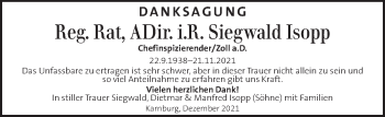 Traueranzeige von Siegwald Isopp von Kleine Zeitung