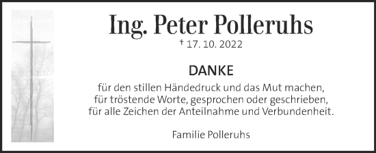 Traueranzeige von Peter Polleruhs von Kleine Zeitung