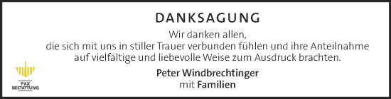 Traueranzeige von Danksagung  von Kleine Zeitung