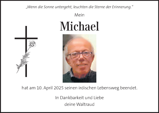 Traueranzeige von Michael Tudor von Kleine Zeitung