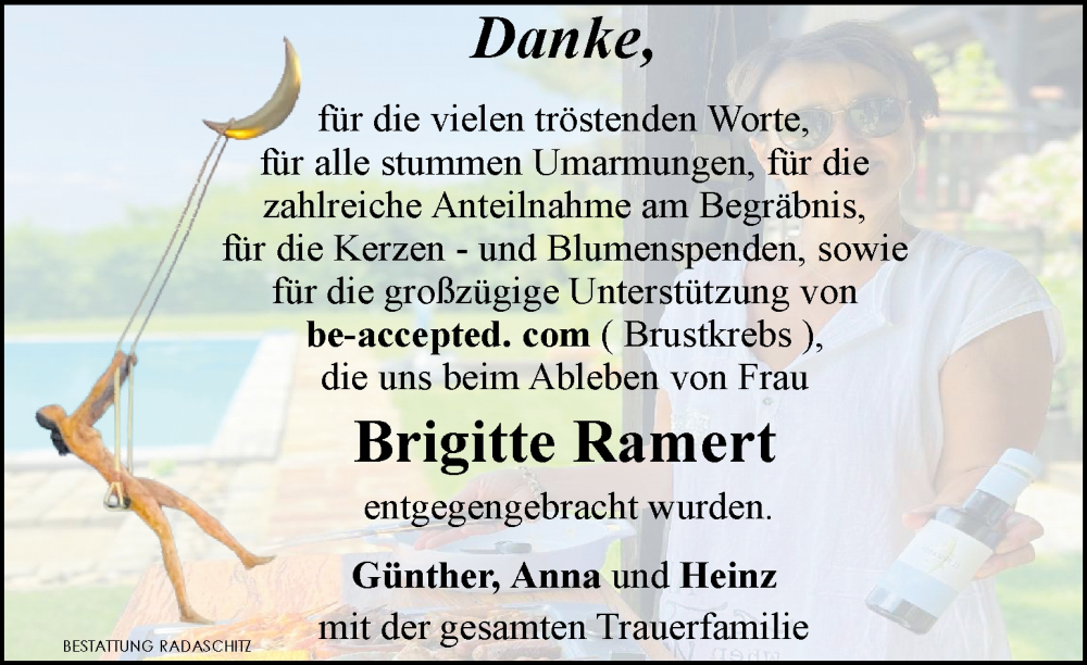  Traueranzeige für Brigitte Ramert vom 18.01.2026 aus Kleine Zeitung